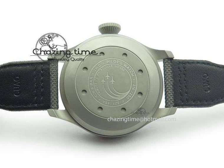 MIROTIME 0109 SunProtective Big Pilot Real PR IW500910 “Patrouille Suisse” ZF 1:1 Best Edition On Gray Nylon Strap 7278